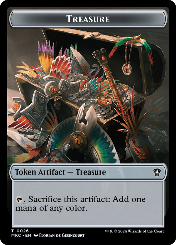 Treasure (TMKC-026) - Murders at Karlov Manor Commander Tokens