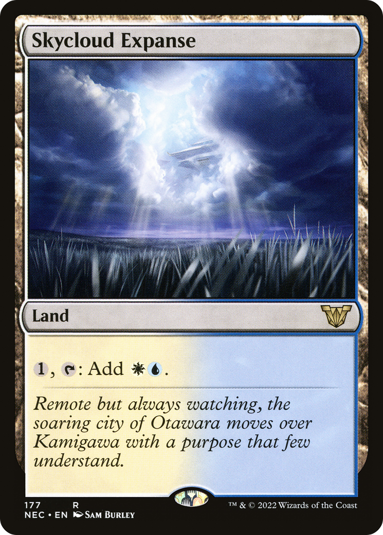 Skycloud Expanse [Kamigawa: Neon Dynasty Commander]