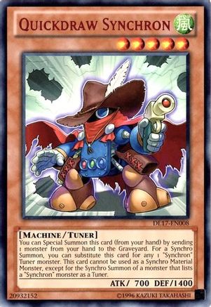 Quickdraw Synchron (Red) (DL17-EN008) - Duelist League Promo Unlimited