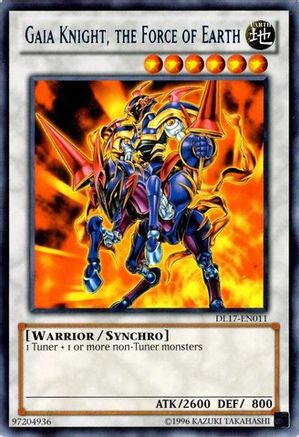 Gaia Knight, the Force of Earth (Blue) (DL17-EN011) - Duelist League Promo Unlimited