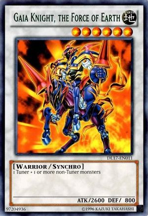 Gaia Knight, the Force of Earth (Green) (DL17-EN011) - Duelist League Promo Unlimited