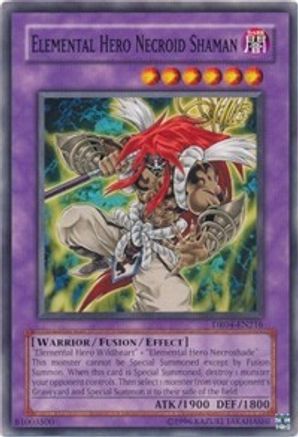 Elemental Hero Necroid Shaman (DR04-EN216) - Dark Revelation Volume 4 Unlimited