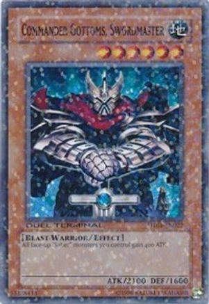 Commander Gottoms, Swordmaster (DT01-EN022) - Duel Terminal 1 Limited