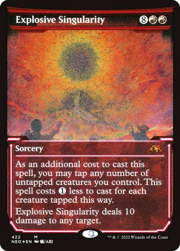 Explosive Singularity (Showcase) (Foil Etched) [Kamigawa: Neon Dynasty]