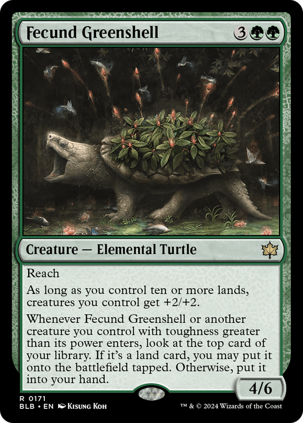 Fecund Greenshell [Bloomburrow]