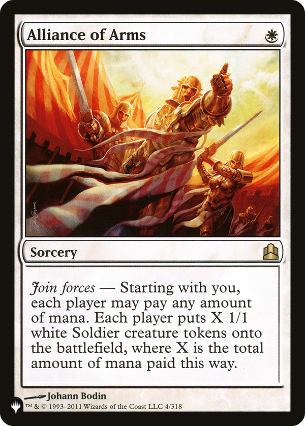 Alliance of Arms [The List]
