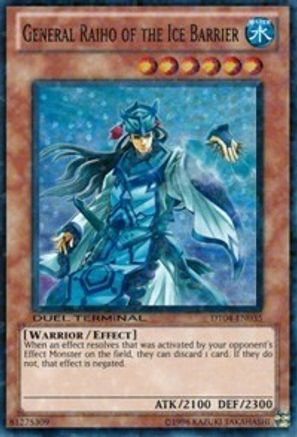 General Raiho of the Ice Barrier (DT04-EN035) - Duel Terminal 4 Limited