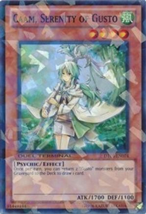 Caam, Serenity of Gusto (DT05-EN074) - Duel Terminal 5 Limited
