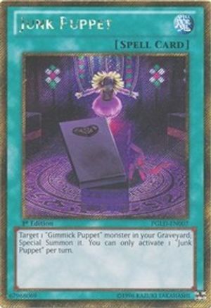 Junk Puppet (PGLD-EN007) - Premium Gold 1st Edition