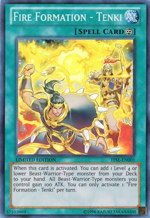 Fire Formation - Tenki (FFSE-EN001) - Fire Fists Special Editon Limited
