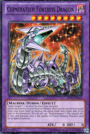 Chimeratech Fortress Dragon (Starfoil) (BATT-EN015) - Battle Pack Tournament Prize Cards Limited