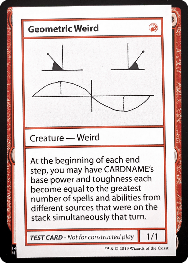 Geometric Weird (2021 Edition) [Mystery Booster Playtest Cards]