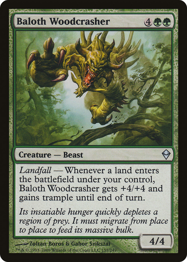 Baloth Woodcrasher [Zendikar]