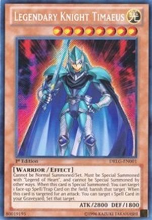 Legendary Knight Timaeus (DRLG-EN001) - Dragons of Legend 1st Edition