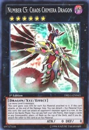 Number C5: Chaos Chimera Dragon (DRLG-EN043) - Dragons of Legend Unlimited
