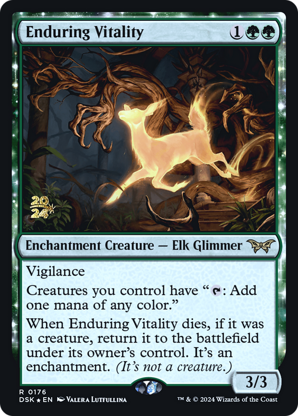 Enduring Vitality [Duskmourn: House of Horror Prerelease Promos]