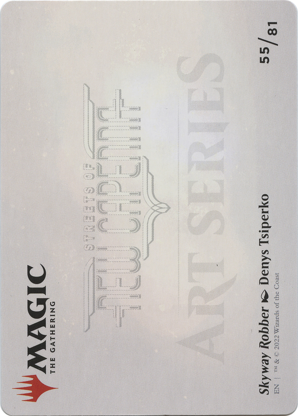 Skyway Robber // Skyway Robber (ASNC-055) - New Capenna Art Series (Borderless) Foil