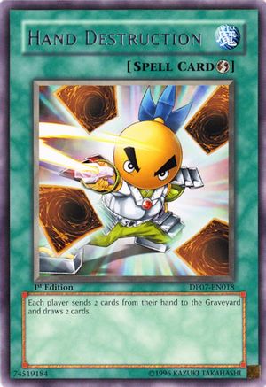 Hand Destruction (DP07-EN018) - Duelist Pack 7: Jesse Anderson 1st Edition