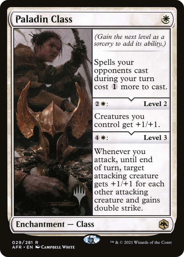 Paladin Class (Promo Pack) [Dungeons & Dragons: Adventures in the Forgotten Realms Promos]