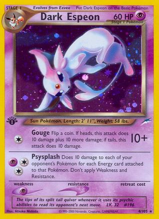 Dark Espeon (Japanese) (196) [Neo 4]
