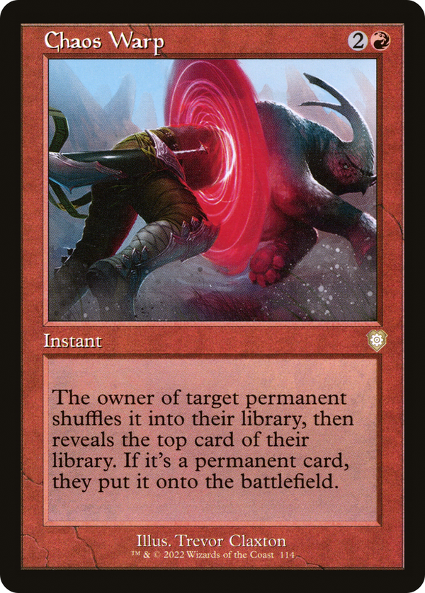 Chaos Warp (Retro) [The Brothers' War Commander]