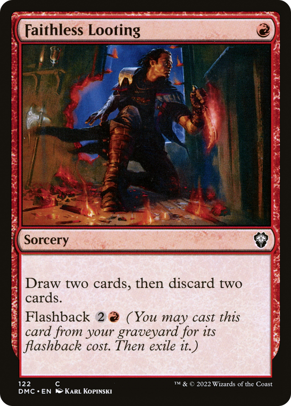 Faithless Looting [Dominaria United Commander]