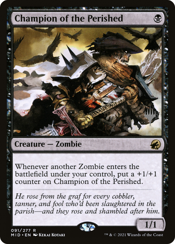 Champion of the Perished (Promo Pack) [Innistrad: Midnight Hunt Promos]