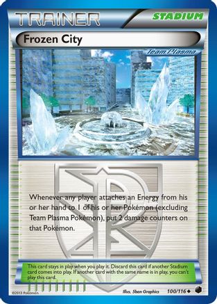 Frozen City (100/116) [Black & White: Plasma Freeze]