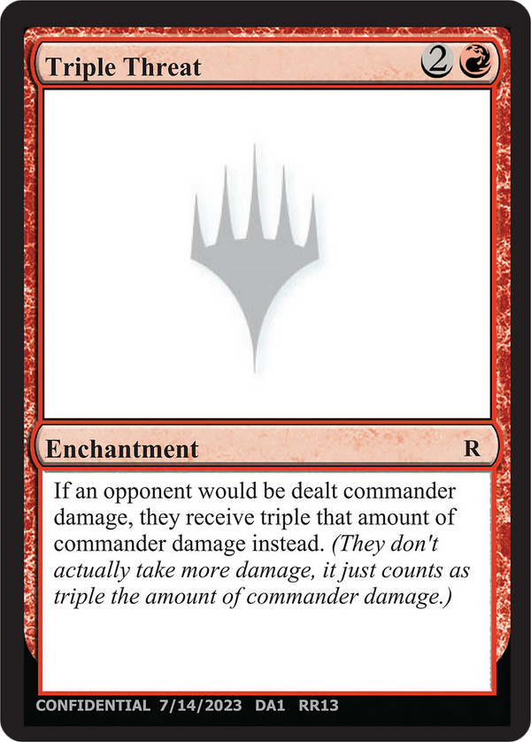 Triple Threat (UNK-RR13B) - Unknown Event