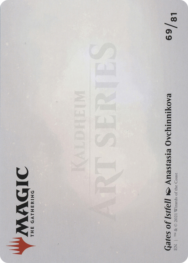 Gates of Istfell // Gates of Istfell (ASKHM-069) - Art Series: Kaldheim (Borderless) Foil