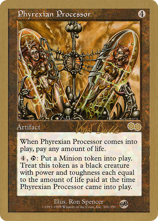 Phyrexian Processor (Kai Budde) (SB) [World Championship Decks 1999]