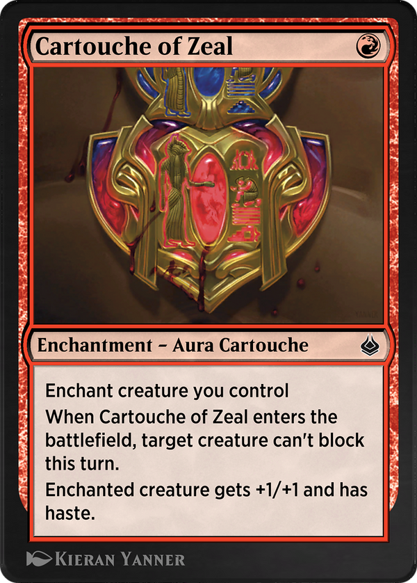 Cartouche of Zeal (AKR-145) - Amonkhet Remastered