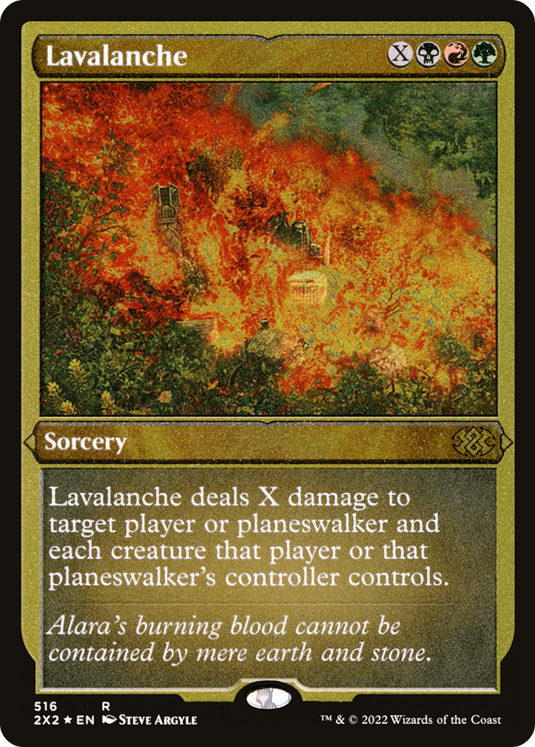 Lavalanche (Foil Etched) [Double Masters 2022]
