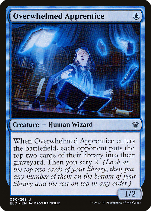 Overwhelmed Apprentice [Throne of Eldraine]