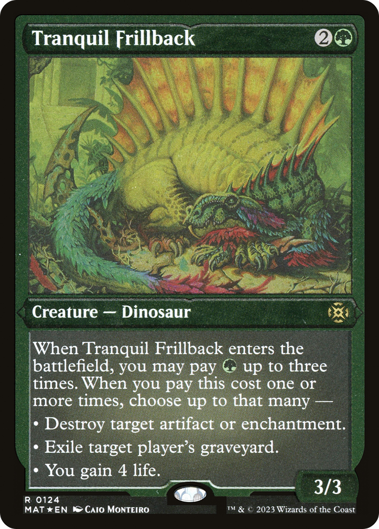 Tranquil Frillback (Foil Etched) [March of the Machine: The Aftermath]