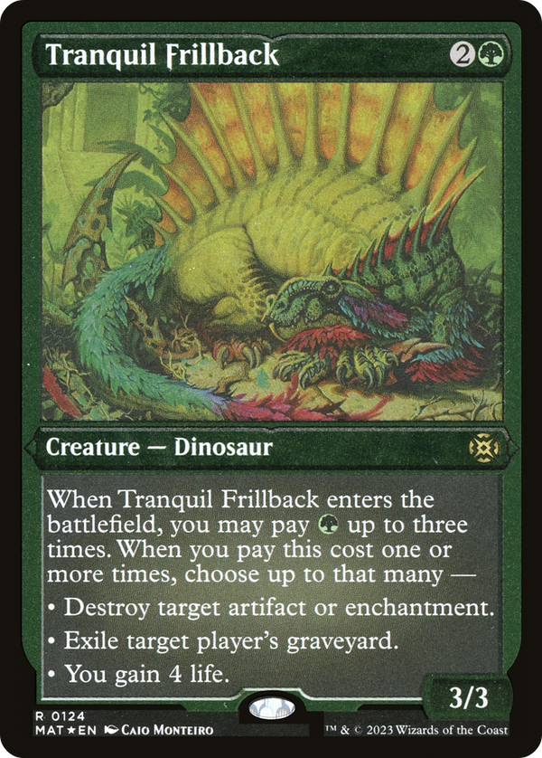 Tranquil Frillback (Foil Etched) [March of the Machine: The Aftermath]