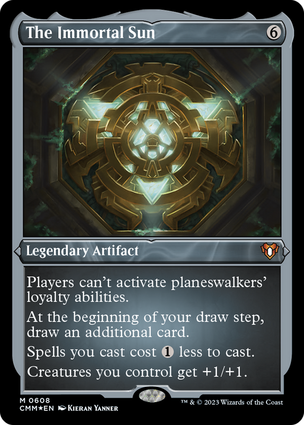 The Immortal Sun (CMM-608) - Commander Masters Etched Foil