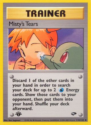 Misty's Tears [City Gym Decks] (Japanese)