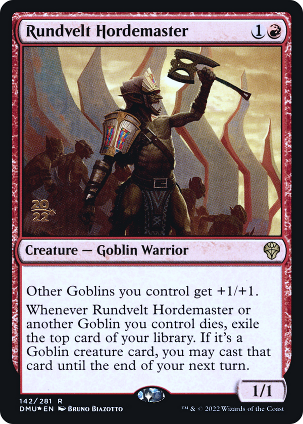 Rundvelt Hordemaster [Dominaria United Prerelease Promos]