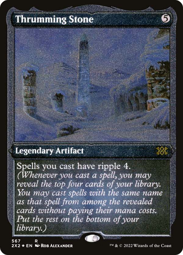 Thrumming Stone (Foil Etched) [Double Masters 2022]