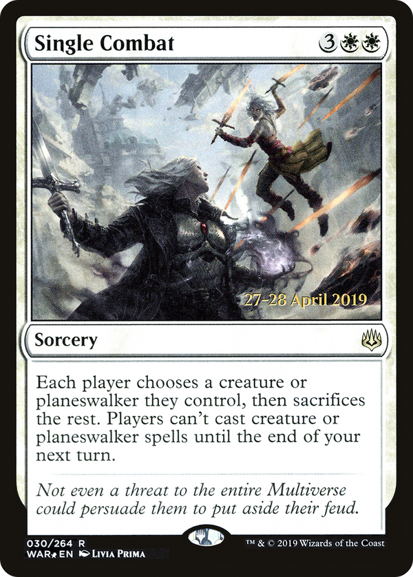 Single Combat [War of the Spark Prerelease Promos]