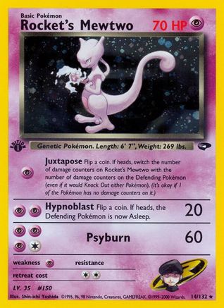 Rocket's Mewtwo (150) [Gym Challenge Unlimited]