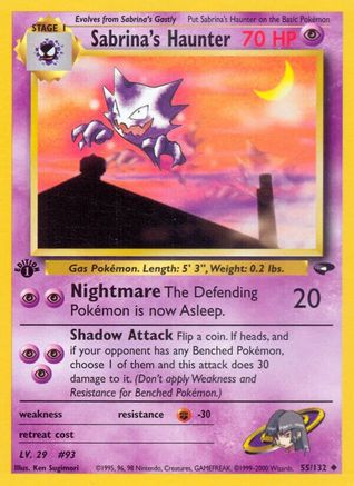 Sabrina's Haunter (55/132) [Gym Challenge Unlimited]