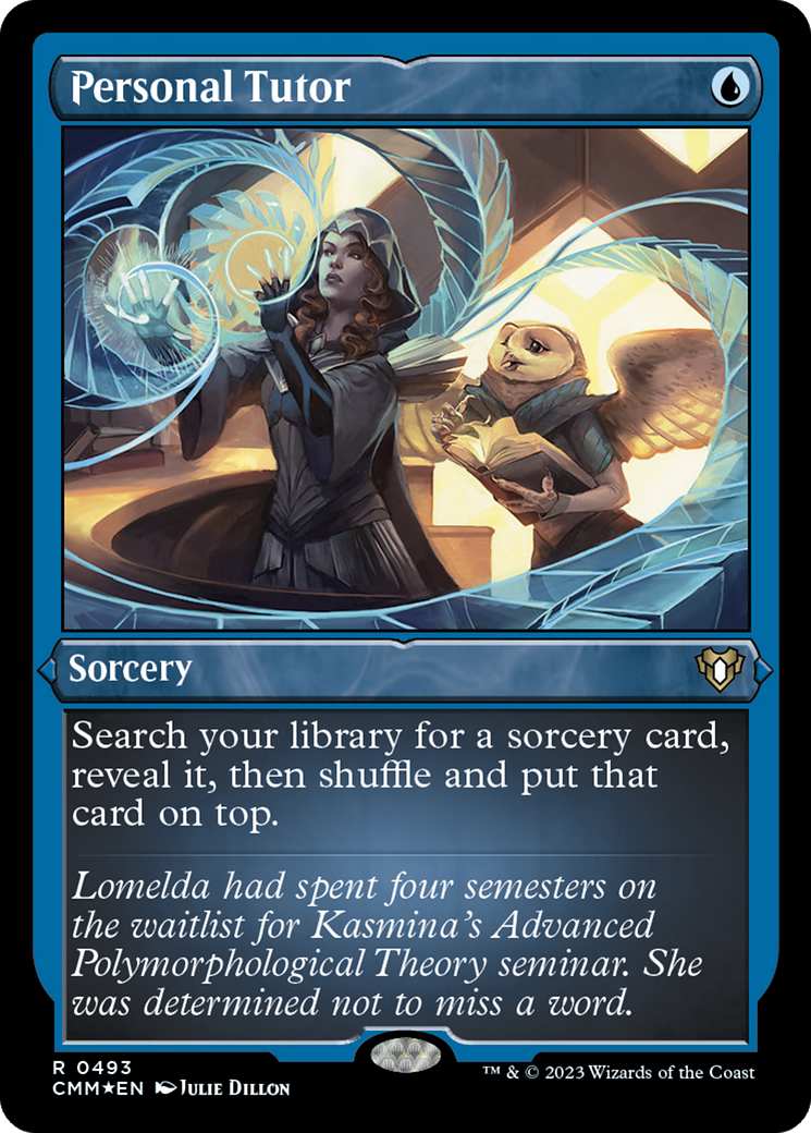 Personal Tutor (Foil Etched) [Commander Masters]