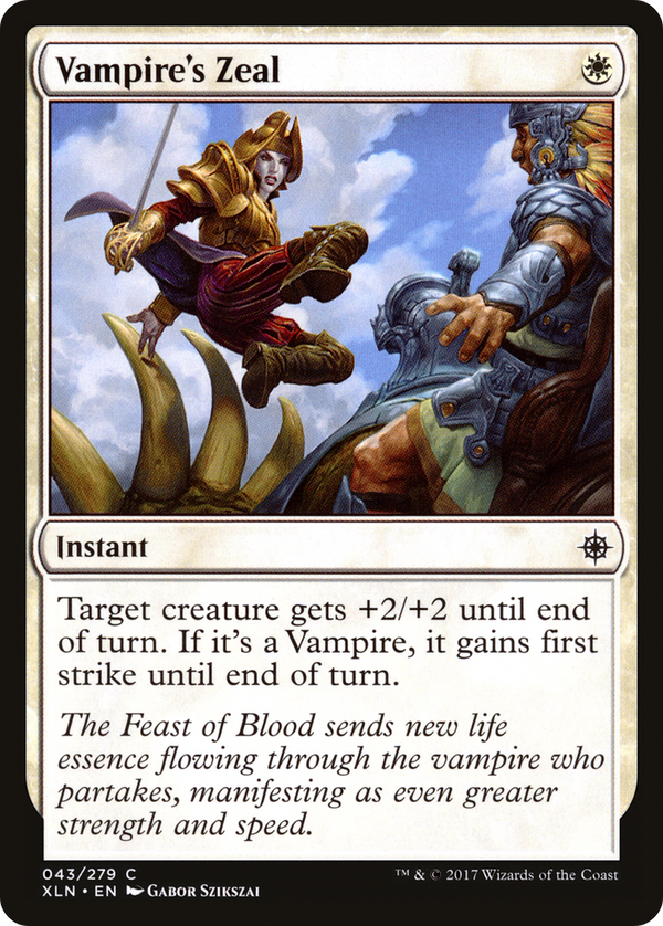 Vampire's Zeal [Ixalan]