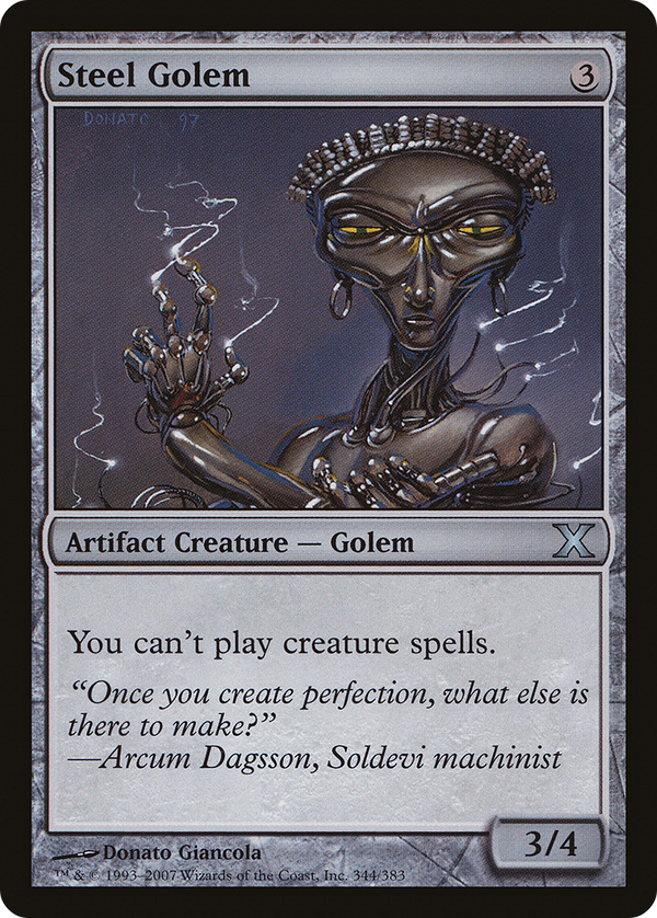 Steel Golem [Tenth Edition]
