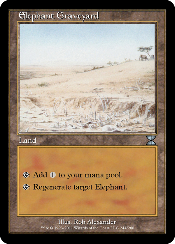 Elephant Graveyard (ME4-244) - Masters Edition IV Foil