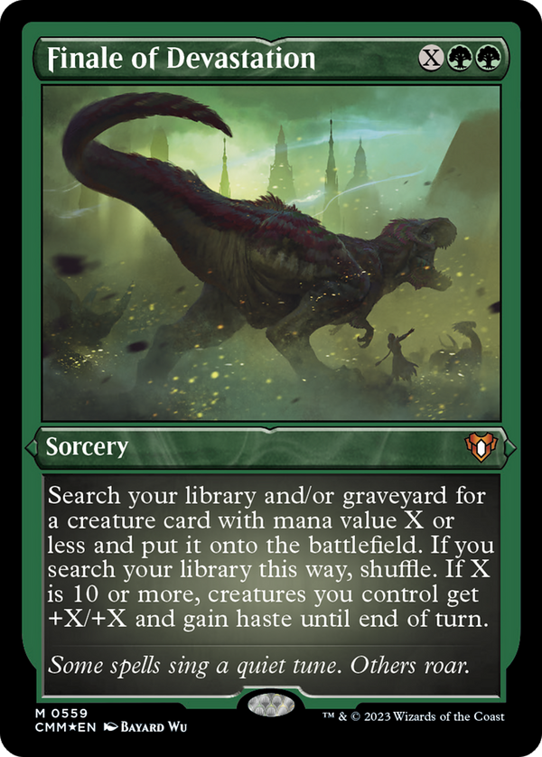 Finale of Devastation (Foil Etched) [Commander Masters]