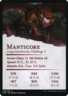 Manticore // Manticore (AAFR-006) - Adventures in the Forgotten Realms Art Series (Borderless) Foil