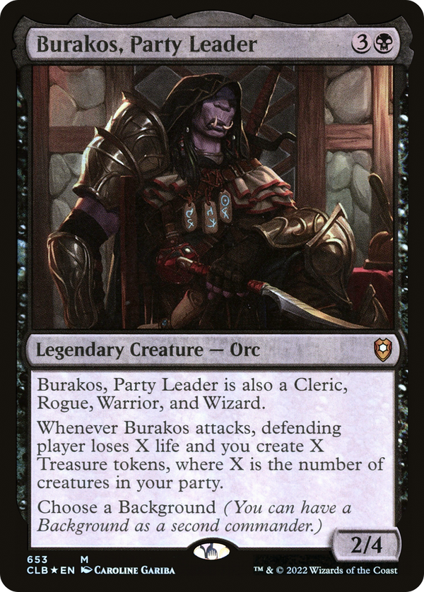 Burakos, Party Leader [Commander Legends: Battle for Baldur's Gate]
